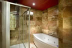 bagno doccia Hilton Garden Inn